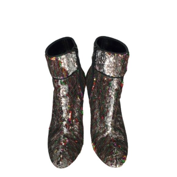 Christian Louboutin Unicorn Moulamax 100 Sequin Booties - Picture 2 of 8